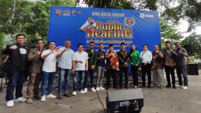 PWI Kota Bogor Gelar Public Hearing Hadirkan Para Bacawalkot, Ruang untuk Paparkan Visi Misi