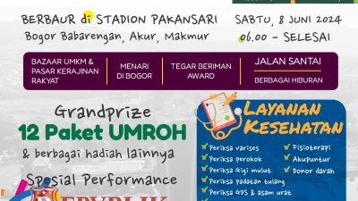 Gratis, Pemkab Bogor Ajak Masyarakat Ramaikan Gebyar HJB ke-542 di Stadion Pakansari