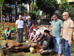Jaringan Jurnalis Bogor Salurkan Hewan Kurban di Kinan City