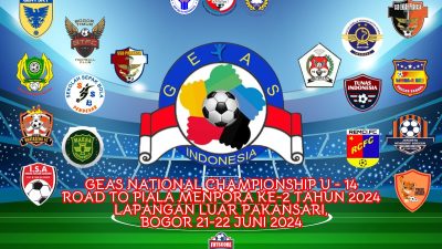 GEAS Nasional Championship 2024, 16 Tim Berebut Tiket Piala Menpora 2024
