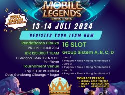 Dechan Dukung Turnamen E-Sport Mobile Legends Karang Taruna Desa Gandoang 2024