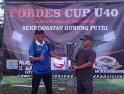 Camry Support Pordes Cup U-40 di Kecamatan Gunung Putri, Sebagai Seleksi All Star di Turnamen Piala KORMI