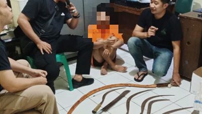 Polsek Kemang Berhasil Amankan 11 Remaja Diduga Gangster BTB