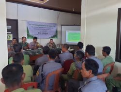 Linmas Desa Pabuaran Kemang Dilatih Pengamanan