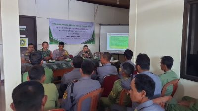 Linmas Desa Pabuaran Kemang Dilatih Pengamanan 
