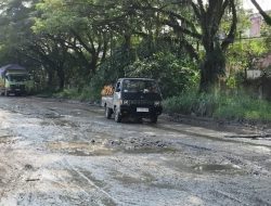 Dilupakan Pemkab Bogor, Ruas Jalan Utama di Rumpin Dibiarkan Rusak