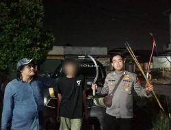 Hendak Tawuran, Remaja Belasan Tahun Bawa Celurit dan Panah Berhasil Diamakan Polsek Parung