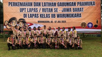 Lapas Bogor Kirim 20 Warga Binaan Ikuti Latihan Gabungan Pramuka Gugus Depan Se-Jabar