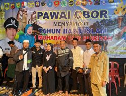 Ajis Gagap Ramaikan Pawai Obor 1 Muharram 1446 H di Desa Kemang