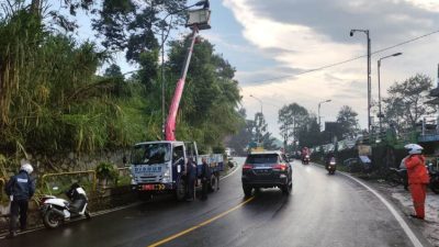 Bakal Dipasang PJU Sebanyak 341 Titik, Puncak Akan Terang Benderang