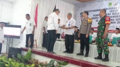 80 Orang BPD Se-Kecamatan Gunungsindur Dapat SK Perpanjangan Masa Jabatan