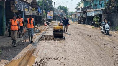 Pemkab Bogor akan Segera Perbaiki Jalan Penghubung Desa Cikeas Udik-Bojong Nangka
