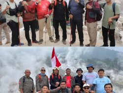 Peringati HUT RI Ke-79, Pj Bupati Bogor Ajak KORMI Kibarkan Bendera Merah Putih di Kawasan Kawah Ratu Gunung Salak
