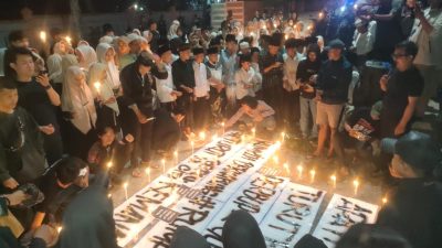 Jalur Tambang Terus Makan Korban, Warga Rumpin Gelar Aksi Solidaritas dan Nyalakan Lilin