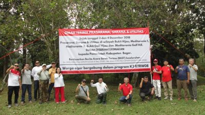 Warga BGH Kembali Pasang Spanduk Penyerahan PSU dari Sentul City ke Pemkab Bogor Sebanyak 4 Titik Setelah Dicopot OTK