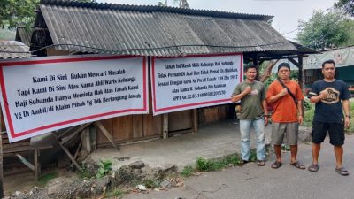 Tidak Pernah Merasa Menjual Sejak Tahun 84, Keluarga Ahli Waris Pertanyakan Surat Kepemilikan Jalan Pancasila V Cicadas