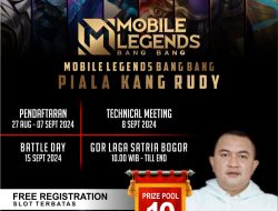 Parusus dan DPR Gelar Turnamen E-Sport Piala Kang Rudy Minggu 15 September 2024, Cek Disini