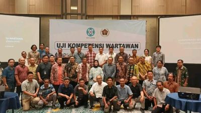 PWI Sulawesi Utara Gelar UKW yang Difasilitasi Dewan Pers
