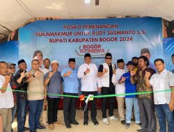 Siap Menang di Dapil 2, Cabup Rudy Susmanto Resmikan Posko Pemenangan di Sukamakmur