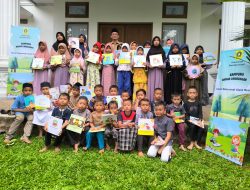 Peduli Literasi Anak dan Ciptakan Generasi Emas 2045, KRL Glatik Resik Desa Bantarsari Buka Taman Baca