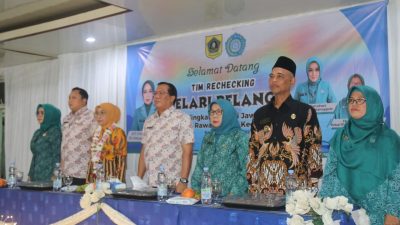 Lolos Nominasi Gelari Pelangi, TP-PKK Desa Rawa Panjang di Recheking Langsung oleh Tim TP-PKK Provinsi Jabar