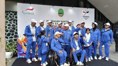 Ini Pesan Cabup Bogor Rudy Susmanto kepada Para Atlet NPCI Kabupaten Bogor yang Tampil di Peparnas 2024