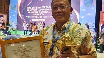SMPN 2 Sukaraja Raih Penghargaan Adiwiyata Mandiri dari KLHK dan Kemendikbudristek