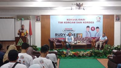 Relawan Bogor Istimewa Dapil 3 hingga 6 Gelar Konsolidasi, Dihadiri Langsung Cabup Bogor Rudy Susmanto