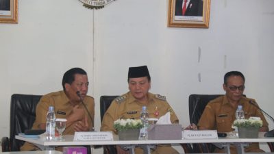 Fokus Stabilkan Harga Pangan, Pj Bupati Bogor Pimpin Rakor Pengendalian Inflasi