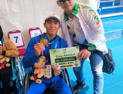 Wahyu, Atlet Para Renang NPCI Kabupaten Bogor Pecahkan Rekor Nasional dan Raih Emas di Peparnas 2024
