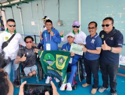 Kadisdagin Kabupaten Bogor Berikan Uang Cendol kepada Atlet Peparnas