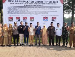 Sukseskan Pilkada 2024, Forkopimcam Kemang Gelar Apel Siaga dan Dekrarasi Damai