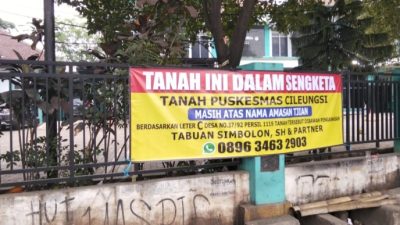 Puskesmas Cileungsi Disegel oleh Ahli Waris Amasan Tjian, Ini Respon Camat