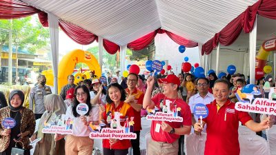 Alfamart dan Lukajel Gelar Kick Off Posyandu di 34 Kota, Komitmen untuk Generasi Sehat Indonesia