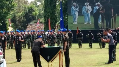 Sertijab, Yonpomad Jonggol Kini Dipimpin oleh Mayor Cpm Mochamad Nurul Ichsan