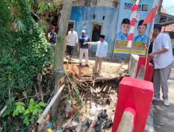 Dapat Keluhan Warga Desa Rawapanjang Soal banjir, Paslon no Urut 1, Rudy Susmanto-Jaro Ade Siap Perbaiki Infrastruktur di Kabupaten Bogor