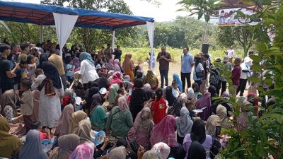 Sapa Warga 5 Desa di Kecamatan Citeureup, Cabup Bogor Rudy Susmanto Paparkan Program SPP Gratis dan Digitalisasi Desa