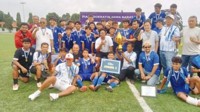 Ketua KONI Kota Bogor Apresiasi Prestasi PSB U-17 juara Piala Soeratin Jabar 2024