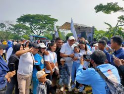 Didukung Ratusan Emak-emak di Nanggewer, Cabup Rudy Susmanto akan Maksimalkan Pembangunan Wilayah Cibinong