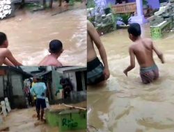 Diguyur Hujan Deras, Puluhan Rumah Warga Desa Sadeng Terendam Banjir