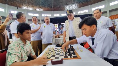 Pj Bupati Bogor Apresiasi Festival Catur Pelajar se Kabupaten Bogor 2024