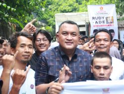 Sapa Warga Sukaraja dan Babakan Madang, Ribuan Warga Antusias Sambut Cabup Rudy Susmanto