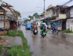 Ruas Jalan H Mawi Parung Sering Banjir, Candra: UPT Parung Anggarannya Terbatas