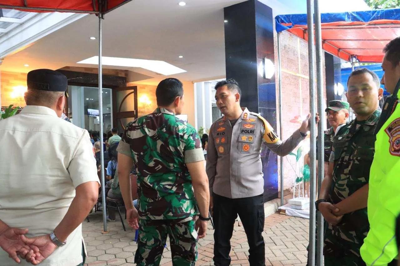Berikan Rasa Aman, Kapolres Bogor Pimpin Pengamanan Gereja Peringati Kenaikan Isa Almasih