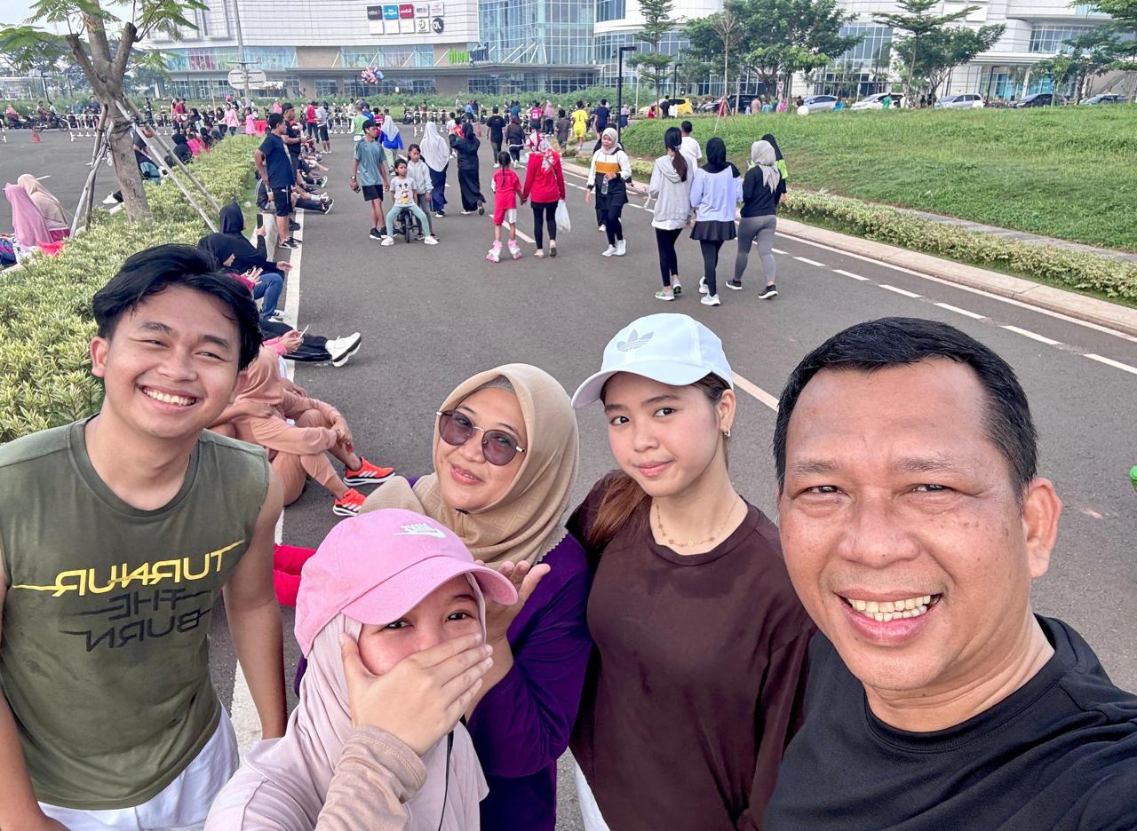 Tips Jaga Kebugaran Fisik Ala Junsam, Jogging Pagi Setiap Akhir Pekan