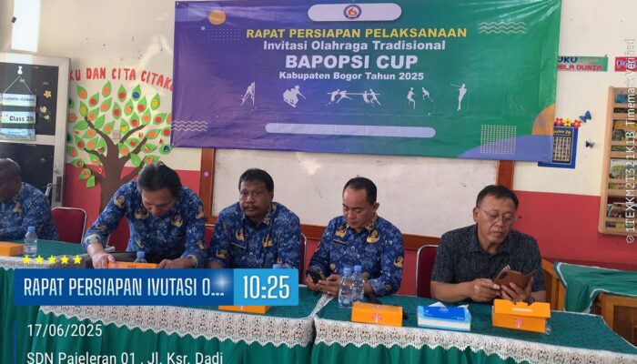 Ribuan Peserta Bakal Ikuti Invitasi Ortrad Bapopsi Cup 2025 Tingkat SD Se-Kabupaten Bogor