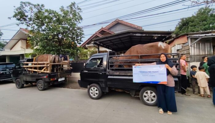 Sisihkan Laba, BRI Bogor Pajajaran Bagikan Daging Bergizi di Momen Idul Adha 1446