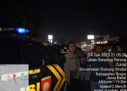 Anggota Polsek Parung dan Gununsindur Berhasil Bubarkan Remaja Hendak Tawuran di Jalan Raya Lebak Wangi