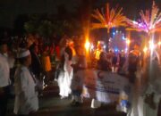 Ribuan Warga Desa Tegal Kemang Ramaikan Pawai Obor Tahun Baru Islam 1447 H