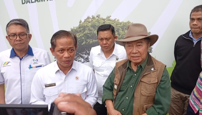 KLH Gandeng TSI Tanam Pohon di Vila Hijau Puncak, Komitmen Lestarikan Lingkungan
